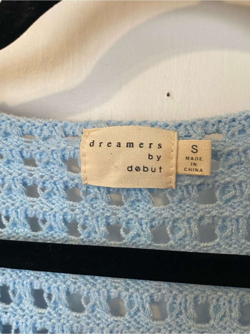 Dreamers by Debut Crochet 3D Flower Crop Cardigan - Picture 3 of 3